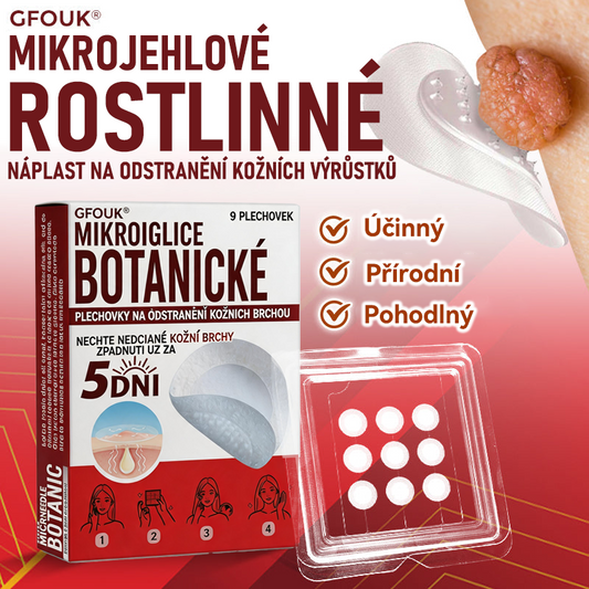 🗽✅GFOUK® Mikrojehličková botanická náplast na odstranění bradavic