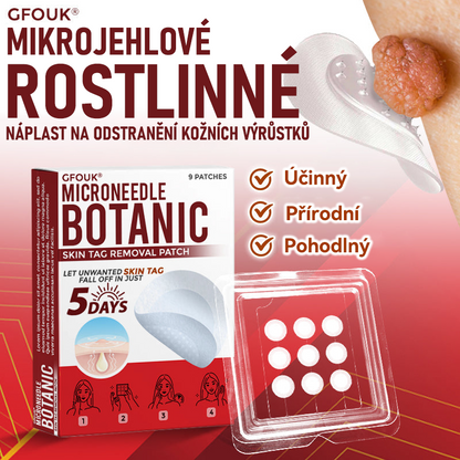 🔥✅GFOUK® Mikrojehličková botanická náplast na odstranění bradavic